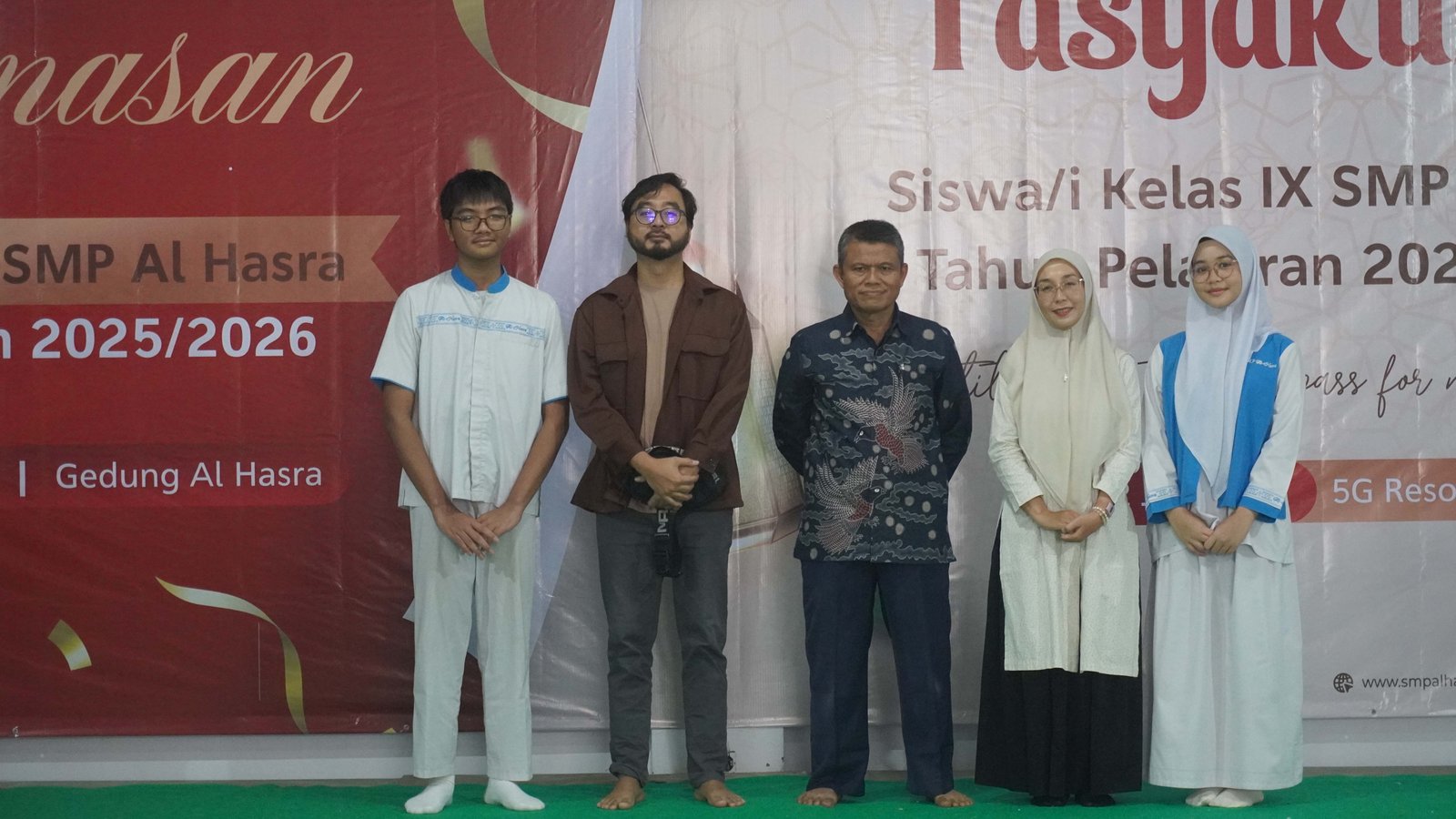Pelepasan Kelas IX SMP Al Hasra Tahun Pelajaran 2025/2026